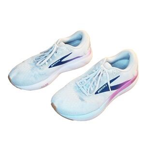 Brooks Ghost 16 Women's Size 10.5 Gray Pink Running Shoes Sneakers 1204071B175